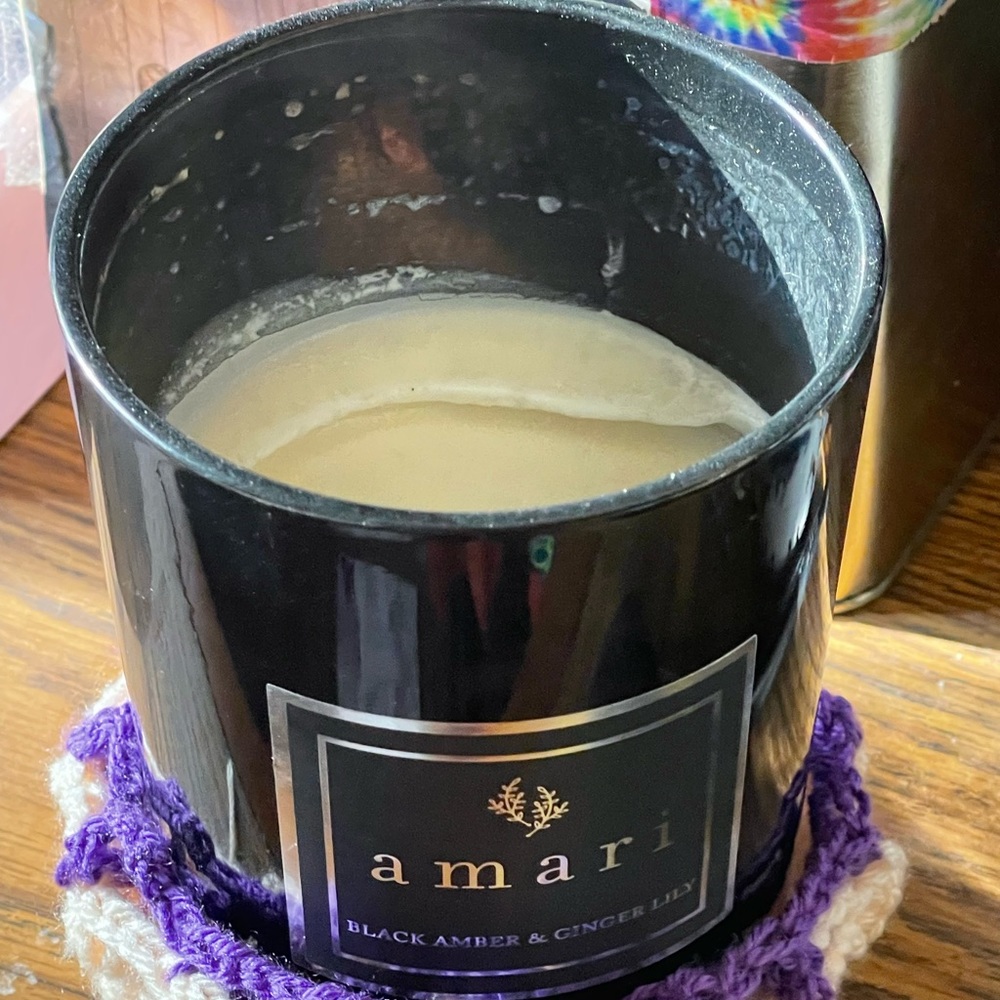 Handmade candle holders and coasters by me